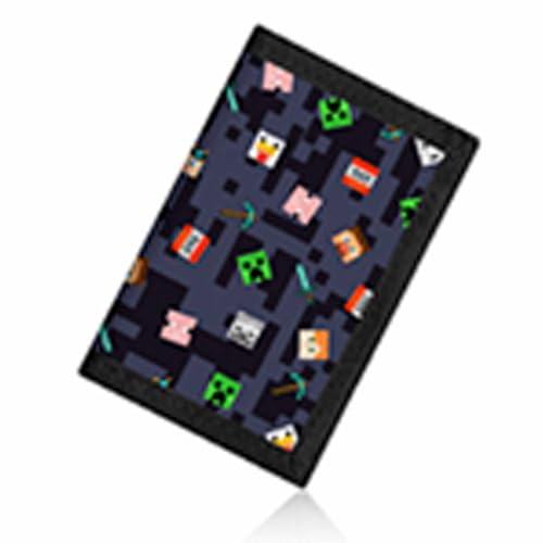 VSMAJI Kids Wallets for Boys Girls RFID Trifold wallet for 3-18 Ages Toddler Wallet for kids with Zipper Coin Pocket Novelty Wallet Design for Birthday/Christmas Gift-FK0019