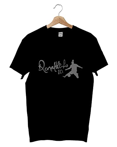 Ronaldinho10, T-shirt, Official Product, Tee Black, Sign&Skill