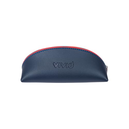 Image of VIVID Unisex Lightweight Specs Zipper Eyewear Dabbi Faux Leather Cover