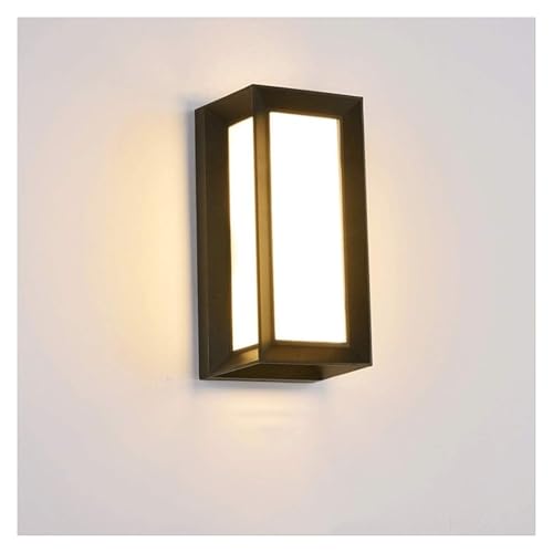 Aplique de pared de diseño robusto en aluminio y luz LED para jardines exclusivos
