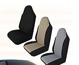 Hitommy 1Pcs Double Layer Nylon Mesh Car Front Seat Cover Cushion Chair Protector Universal - Black