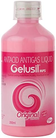 Gelusil MPS - Bottle of 200 ml Syrup (Mixed Fruit Flavour)