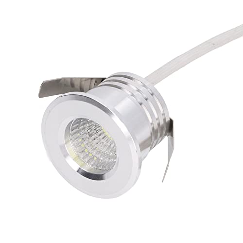 Hyuduo Mini Faretto COB da Incasso Illuminazione Mini Faretto COB da Incasso Vetrina per Gioielli Display Dissipazione del Calore Stabile Alloggiamenti da Incasso a Soffitto a LED (Luce
