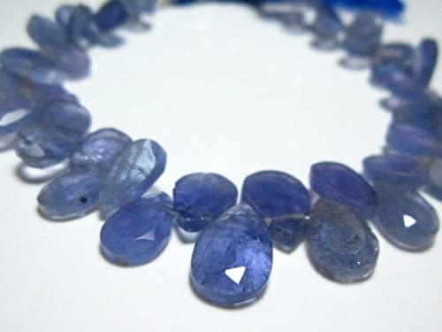 Tanzanite poire briolette pour créer vos bijoux de soirée élégants