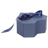 Angoily Herzförmige Geschenkbox aus Papier mit Deckel Langlebige Aufbewahrungsbox für Lippenstift und Süßigkeiten Leichte Verpackung für Geburtstag und Valentinstag