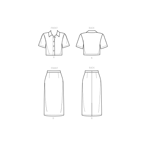 New Look Sewing Pattern N6697 Top and Skirt, Multicoloured, 6-8-10-12-14-16-18 - Image 3
