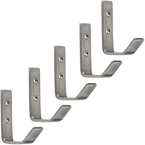 Sotech 5 piezas Perchas para abrigos ALBA acero inoxidable Cover