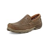 Twisted X Men's Work Slip-On Driving Moc, Moc Toe Composite Toe, Bomber, 10.5 M