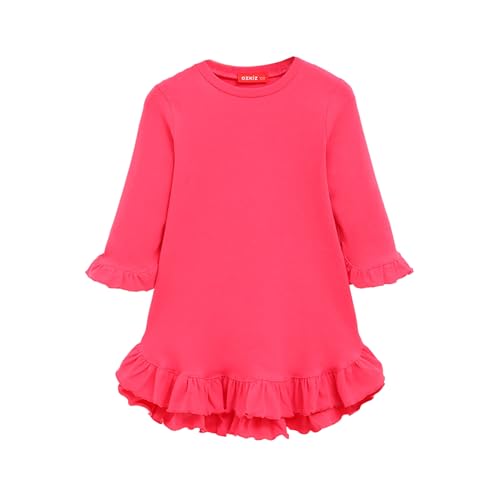 Red Dress for Girls Toddler Long Sleeve Christmas Casual Holiday Dresses