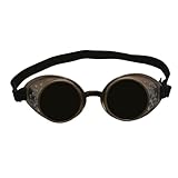 P'TIT CLOWN   69100   Lunettes Steampunk   Elastique, Réglables   Adulte   Unisexe   Accessoire de Déguisement   Parfait pour Halloween, Carnaval, Cosplay, Fêtes Costumées, Evènements à Thèmes