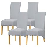 Leorate Large Size High Back Chair Cover Stretch Spandex Chair Proteror for...