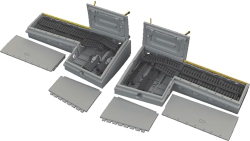 P-51B/C gun bays 1/48 Eduard pour remplacer les pièces plastiques simplifiées d'un avion