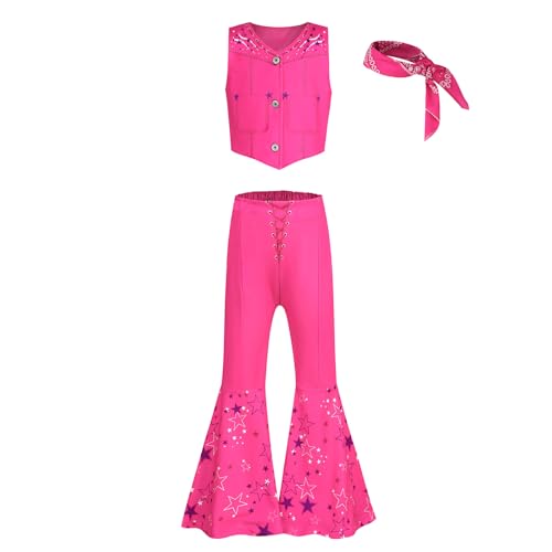 Disfraz Completo de Vaquera para Niñas 7-8T miniatura 2