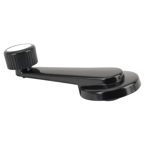 Image of TRQ Window Crank Handle Black Compatible with 85-05 Chevrolet 85-03 GMC 91-94 Oldsmobile GM1354103