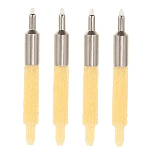 SEWACC 4Pcs Portable Tip Replacements for Acrylic Paint Pens Handwriting Stylus Tips Durable and Smooth Nibs for Home Office School and Travel Use
