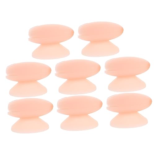 SOESFOUFU Silicone Lip Brush Cover Set 8pcs Lip Brush Protectors for Anti-lost Easy to Carry