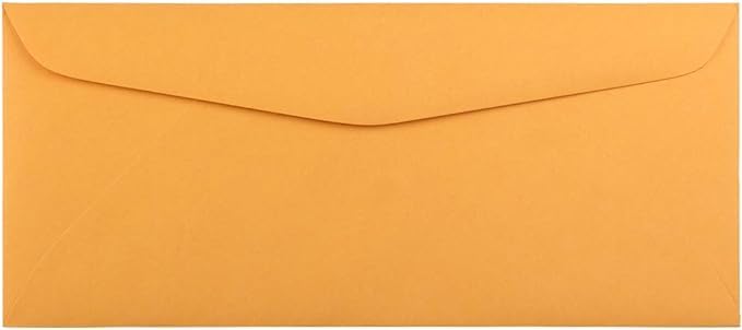 Limited Papers #11 Brown Kraft Envelopes - 4 1/2 x 10 3/8 - Strong & Reliable - 100/Pack
