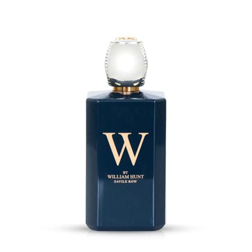 William Hunt: Long Lasting Alloy & Glass Bottle, Light Weight Unique Fragrance Eau De Toilette Spray for Men 100ml with Beauty Bea Material Winner of the 2018 Men's Fine Fragrance Award