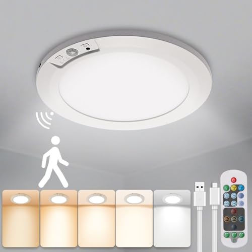 RAWNICE Rechargeable Motion Sensor Ceiling Light with Remote - image 9