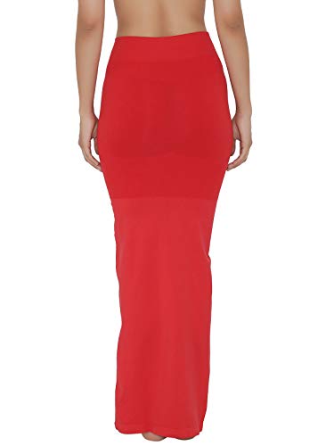 Image of Clovia Women's Petticoat Style Saree Shapewear with Side Slit in Violet