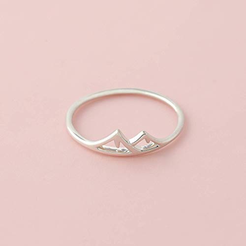 Boma Jewelry Sterling Silver Mountain Range Peak Ring3