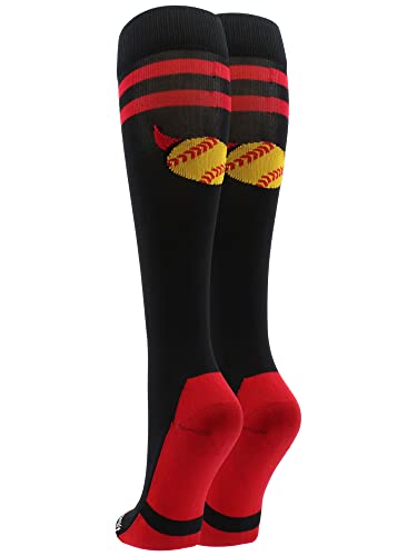 MadSportsStuff Devils Softball Socks Soccer Socks Over the Calf2