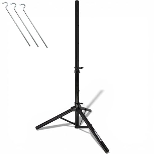 PremiumX Trépied Basique en Acier - Diamètre : 32 mm - Hauteur : 120 cm - Support pour antenne parabolique de 80 à 85 cm - pour Miroir, Camping, Balcon -...