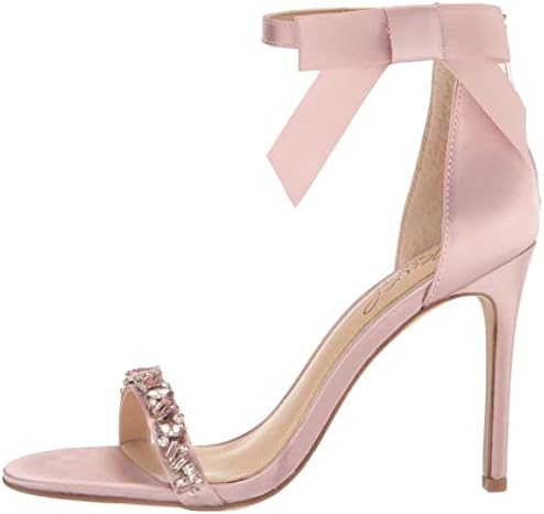 Jewel Badgley Mischka Women's Daley Heeled Sandal, Pale Pink, 10 | Image 7