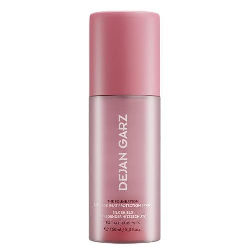 Dejan Garz Hitzeschutz Spray The Foundation Hitzeschutz bis 220 C Natürlicher Glanz & Geschmeidigkeit Mit Dimeticonen & Arganöl Für alle Haartypen & Hitzestylings (150ml)