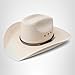 Stetson SSSQRE-7940 Square Eyelets Reg Oval Hat (US, Numeric, 7 3/8, Natural)