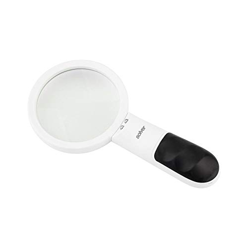 Lupa de Mão Dupla Hikari Solver SLP-185 LED