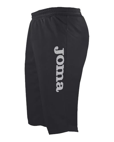 Joma Luxor, Pantaloni Capri Unisex - Adulto, Nero, S