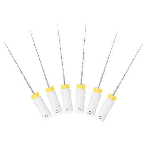 Xux XUX-K-FILE #15 6Pcs/Pack Endo Hand Use K-File Stainless Steel Endodontic Files #15 Endo Rotary Files 21Mm/25Mm thumb #7