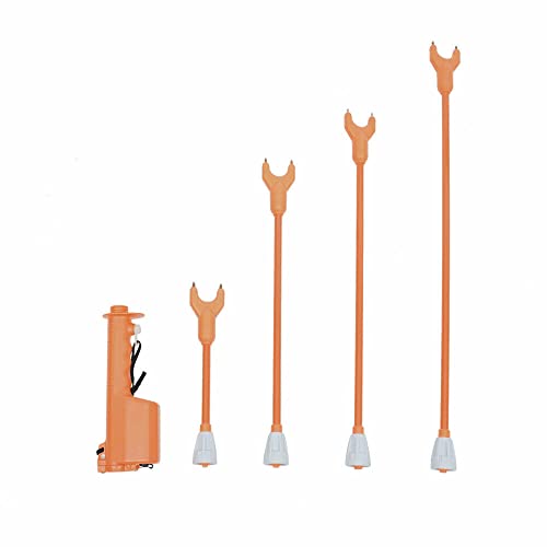 Animal Electric Prod Hot Shock, Electric Rechargeable Hand Prod Shock Animals Livestock Farm Pig Cattle Prod Safety Shock Prodder with Battery 8000-10000V (55cm/ 21.7 inch)