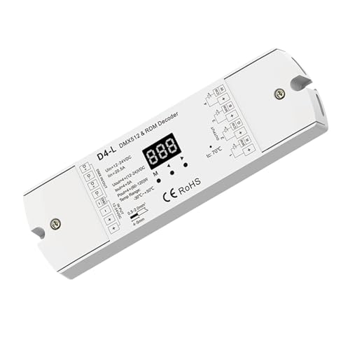 Variateur tactile DMX 4 zones pour ruban LED RGBW et RGBCCT 220V