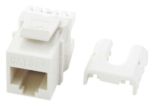 Keystone RJ45 Cat5e On-Q WP3475WH50 Conector Hembra de Red Blanco Tipo Jack Quick Connect 2
