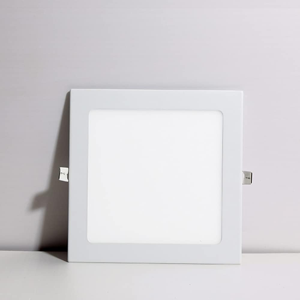 Ultra-Thin Led Flush Mount Ceiling Lights 2inch-8inch Recessed Light Fixtures 3W-24W Led Panel Light Square Downlight Disk Light 6000K Cold Light