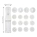 Electric Cookie Press, DIY Cookie Maker Set with 12 Molds and 4 Decorating Nozzles Electric Cookie Decorating Tool for Cake Dessert DIY Maker and Baking Decoration Supplies