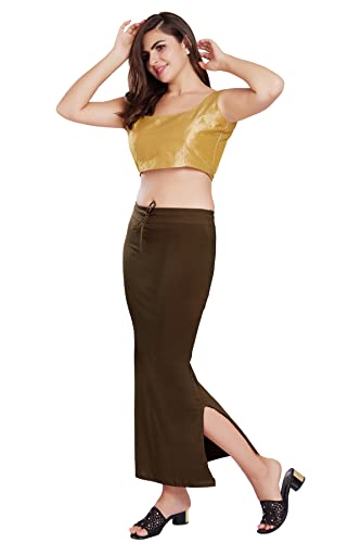 Image of RANI SAAHIBA Women's Stretchy Slim Fishcut Petticoat Cotton Shapewear