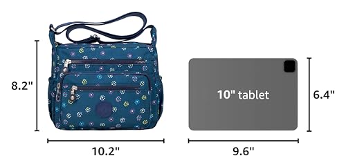 Image of Pealwel Women Shoulder Handbag Roomy Multiple Pockets Bag Ladies Crossbody Purse Tote Top Handle Satchel