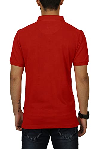 Image of Celsius Men's Half Sleeve Classic Solid Pique Polo with Pocket