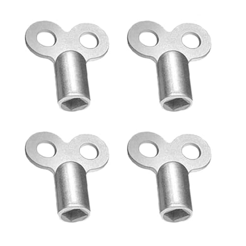 WeddHuis 4 Pezzi Valvola di Sfiato per Tutti i Radiatori Valvola di Sfiato, robusto, riduzione del rumore, Valvola di Sfiato