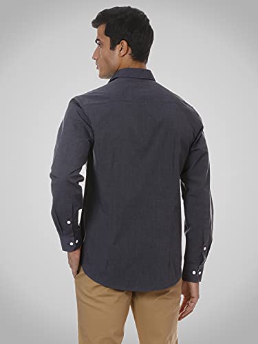 Image of SHIRT THEORY Check Cotton Full Sleeves Casual Shirt for Men II Solid Premium Cotton Shirt II Stylish Shirt for Men II Men Casual Shirt II