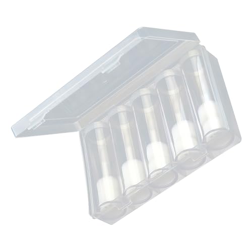 Set de 6 Tubos Transparentes para Monedas con Caja miniatura 1