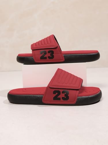 Image of DREAM LAKE Men's Sport Slide Sandals, Flexible Midsole, Casual Beach Slides