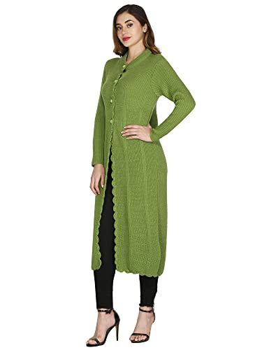 Image of Matelco Women's Wool Round Neck Cardigan