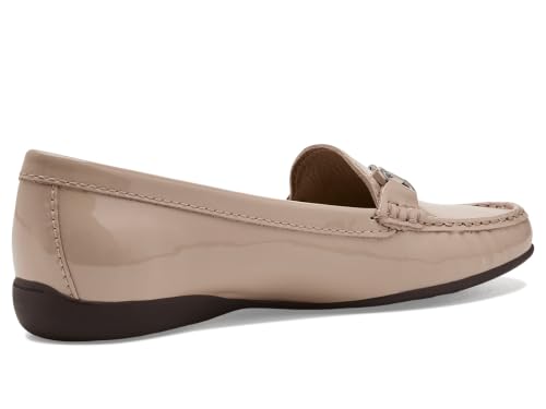 Image of Women's Genuine Leather Slip on Buckle Loafer