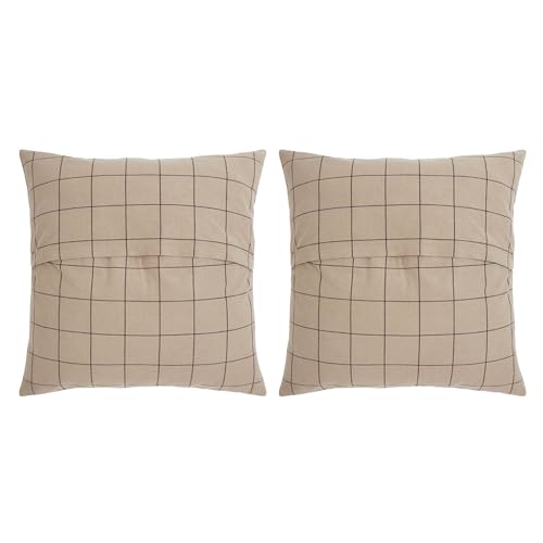 VHC-Brands-Euro-Sham-Set-of-2-Cotton-Bedroom-Living-Room-Euro-Sham-Covers-Flat-Weave-Bedding-Accessory-Bedroom-Decor-No-Insert-for-Bed-Couch-Sofa-Connell-Collection-Square-26×26-Burgundy VHC Brands Euro Sham Set of 2 Cotton Bedroom Living Room Euro Sham Covers Flat Weave Bedding Accessory Bedroom Decor No Insert for Bed Couch Sofa Connell Collection Square 26×26 Burgundy