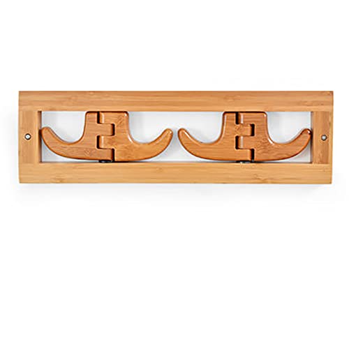 Coat Rack Foldable Wall Hanging Coat Rack Wall Mount Hanger to Save Space Modern Fashion Creative Row Hook Coat Hook for Bathroom Bedroom Hall Living Room Wall Mounted Coat Rack (Size : 4hooks) (2