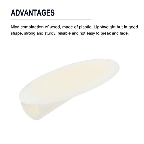 Image of MECCANIXITY 9mm Plastic Pocket Plugs, Wood Plugs Covers Slant Hole Caps for Pocket Hole Jig Working Tool Accessories, Beige Pack of 200